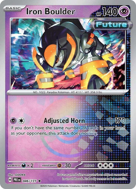 Iron Boulder (Poke Ball Pattern) (046/131) (PRE)