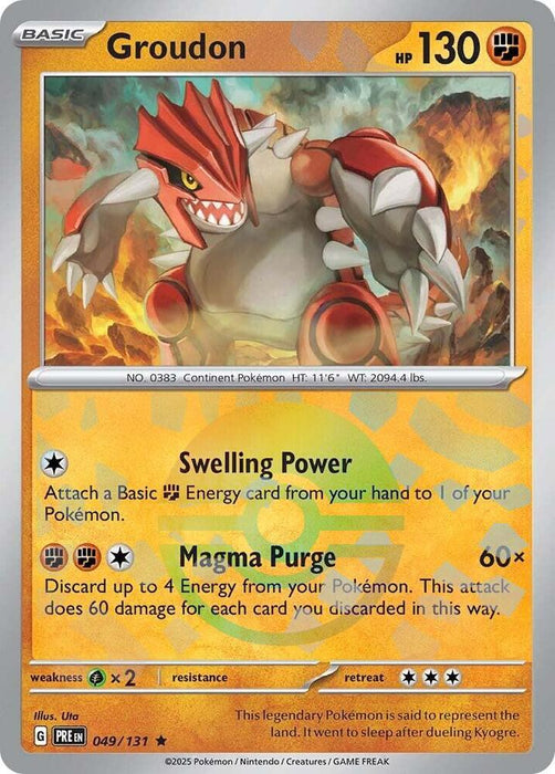 Groudon (Poke Ball Pattern) (049/131) (PRE)