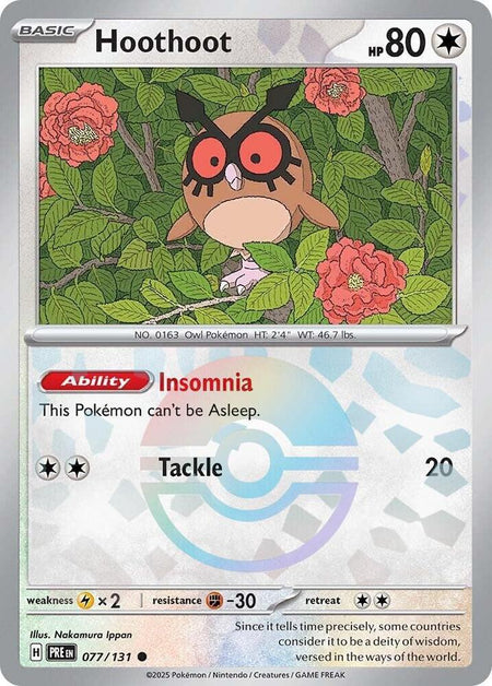Hoothoot 077/131 (Poke Ball Pattern)
