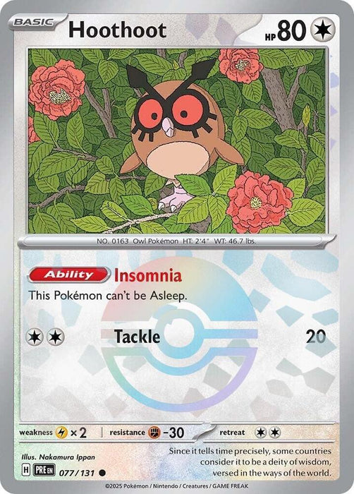 Hoothoot 077/131 (Poke Ball Pattern)