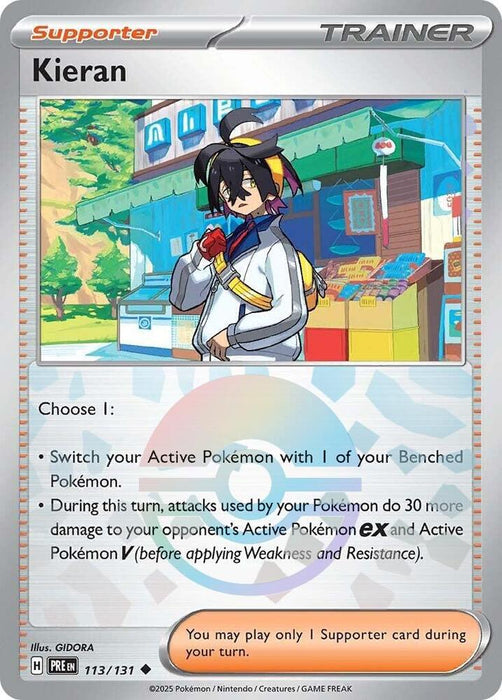 Kieran (Poke Ball Pattern) (113/131) (PRE)