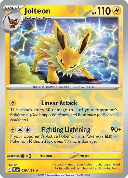 Jolteon (Master Ball Pattern) (029/131) (PRE)