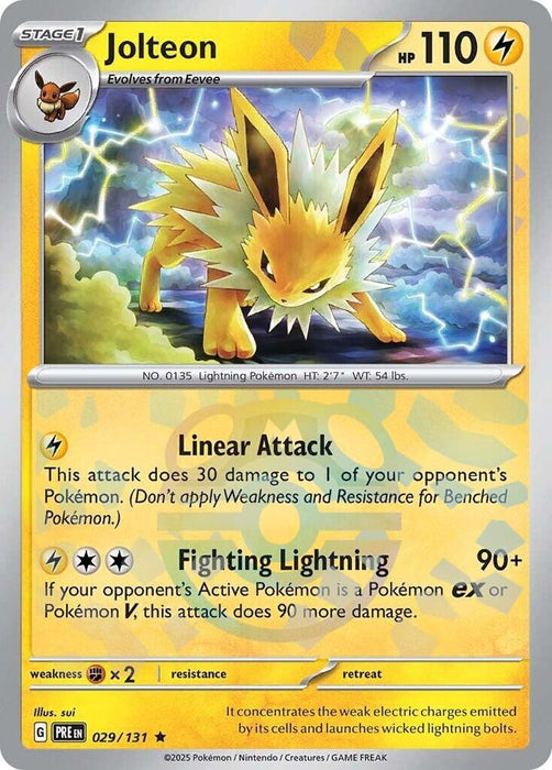 Jolteon (Master Ball Pattern) (029/131) (PRE)
