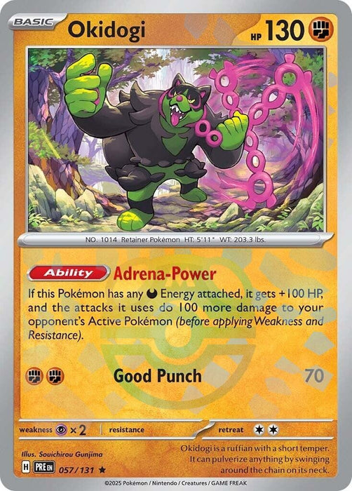 Okidogi (Master Ball Pattern) (057/131) (PRE)
