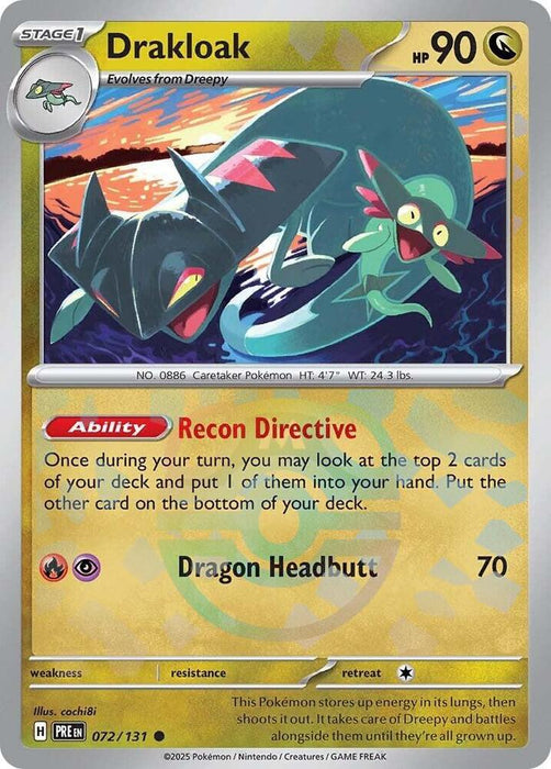 Drakloak (Master Ball Pattern) (072/131) (PRE)
