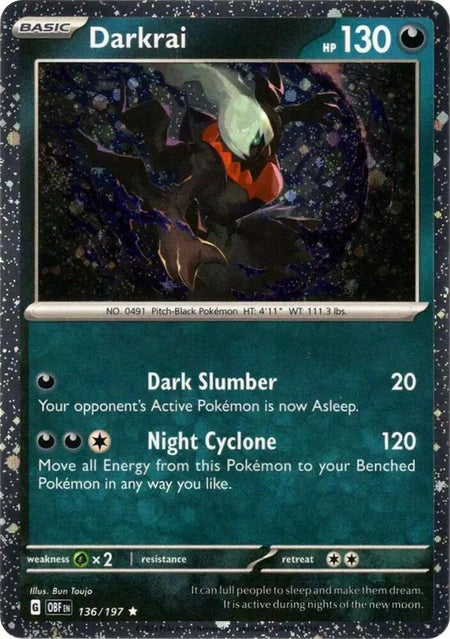 Darkrai (Cosmos Holo) (136/197) (MCAP) (Cosmos Holo)