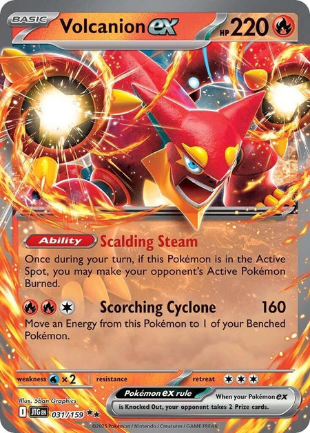 Image for Volcanion ex (031/159) (JTG) - Pokemon