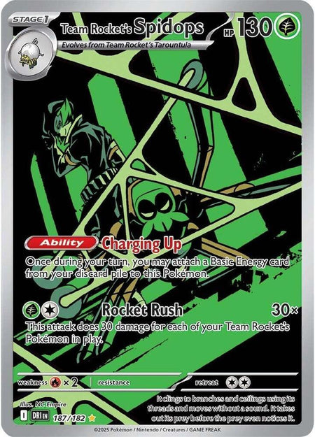 Team Rocket's Spidops (187/182) (DRI)