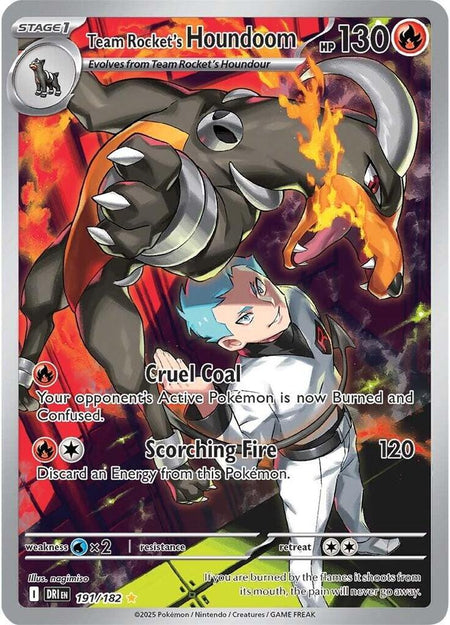 Image for Team Rocket's Houndoom (191/182) (DRI) - Pokemon