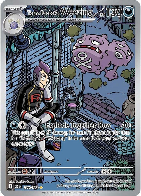Team Rocket's Weezing (199/182) (DRI)