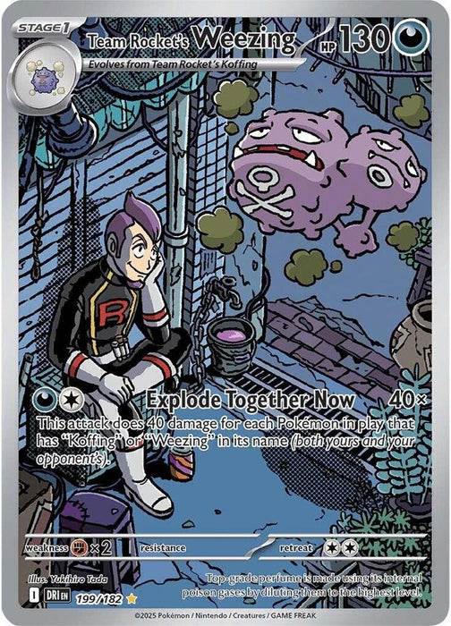 Team Rocket's Weezing (199/182) (DRI)