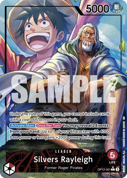 Silvers Rayleigh (Alternate Art) (OP12-001) (OP12)