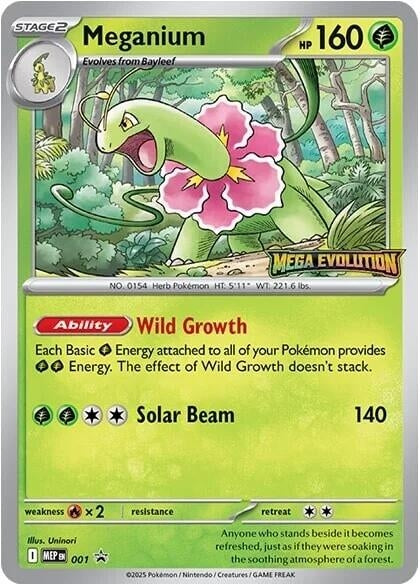 Image for Meganium - 001 (001) (MEP) - Pokemon