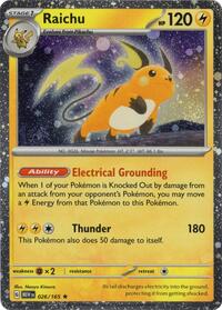 Raichu (Cosmos Holo) (026/165) (MCAP)