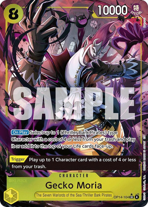 Gecko Moria (Alternate Art) (OP14-104) (OP14)