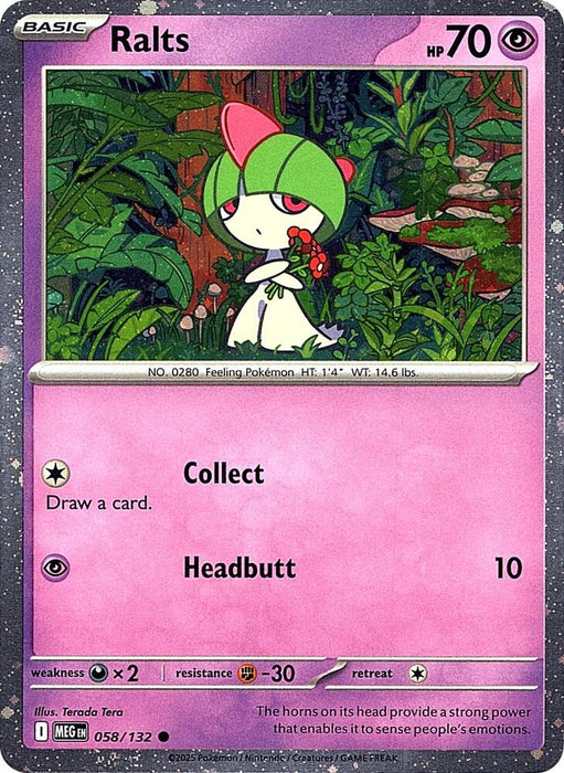 Ralts (Cosmos Holo) (058/132) (MCAP) (Cosmos Holo)