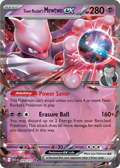 Team Rocket's Mewtwo ex (079/217) (ASC)