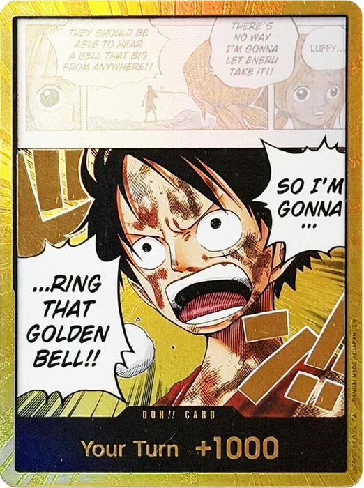 DON!! Card (Luffy) (Gold) (OP15-EB04)