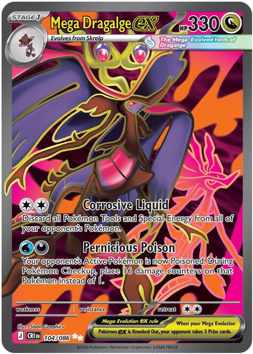Mega Dragalge ex (104/086) (CRI)