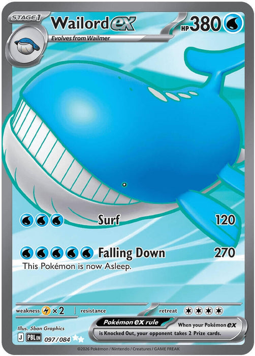 Wailord ex (097/084) (PBL)
