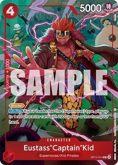 Eustass"Captain"Kid (One Piece Card Game Illustration Box Vol. 8) (OP14-014) (OP-PR)