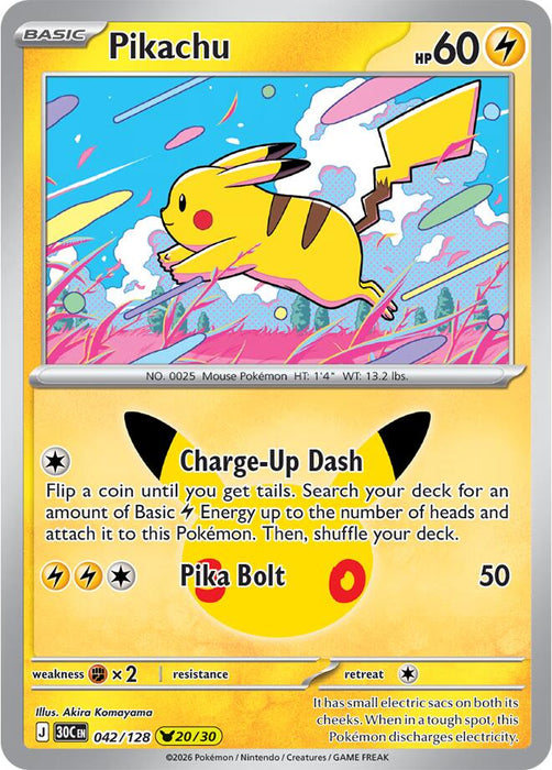 Pikachu (042/128) (30C)