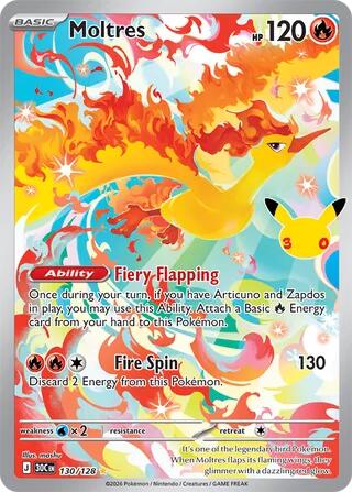 Moltres (130/128) (30C)