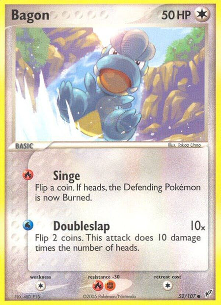 Bagon (52/107) (DX) (Reverse Holofoil)
