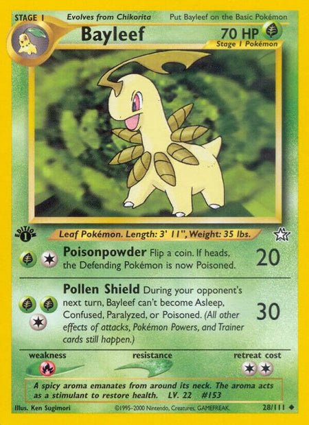 Bayleef (028/111) (N1) (Unlimited)