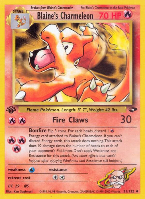 Blaine's Charmeleon (031/132) (G2) (Unlimited)