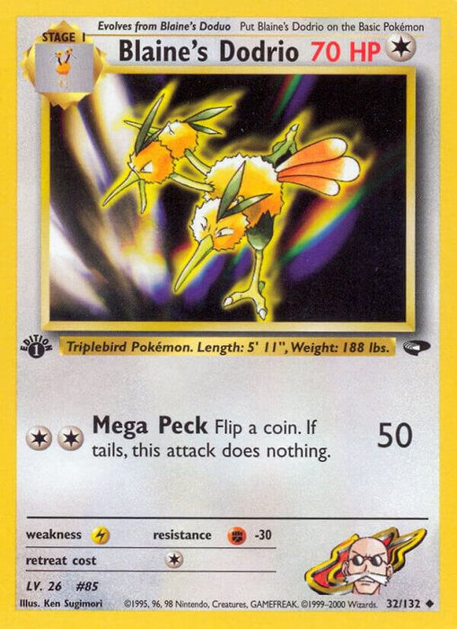 Blaine's Dodrio (032/132) (G2) (Unlimited)