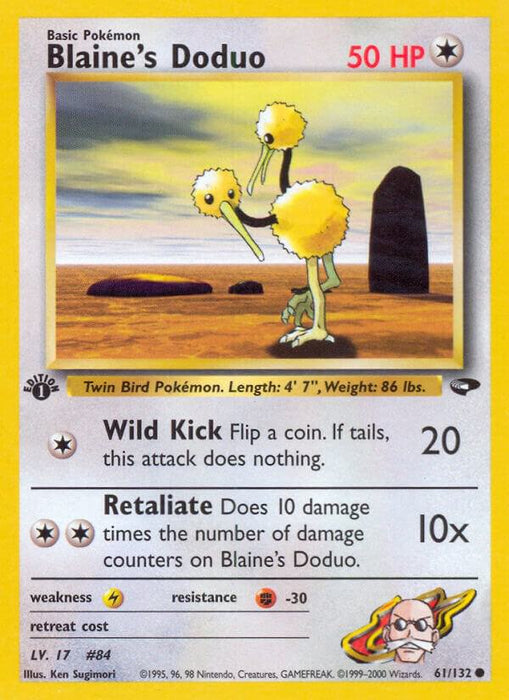 Blaine's Doduo (061/132) (G2) (Unlimited)