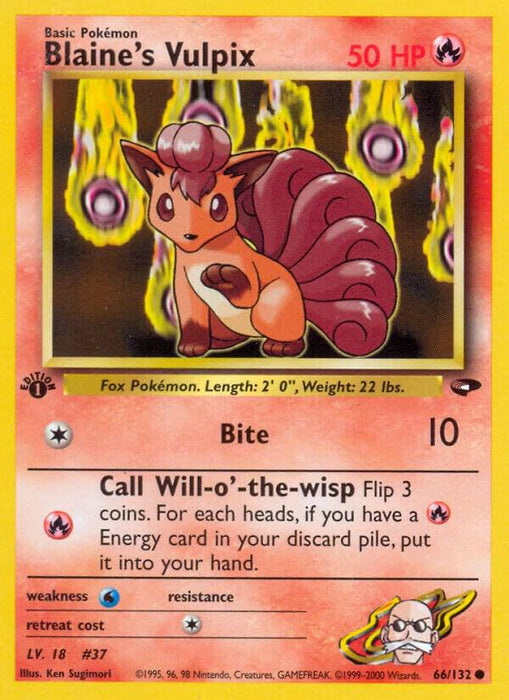 Blaine's Vulpix (066/132) (G2) (Unlimited)
