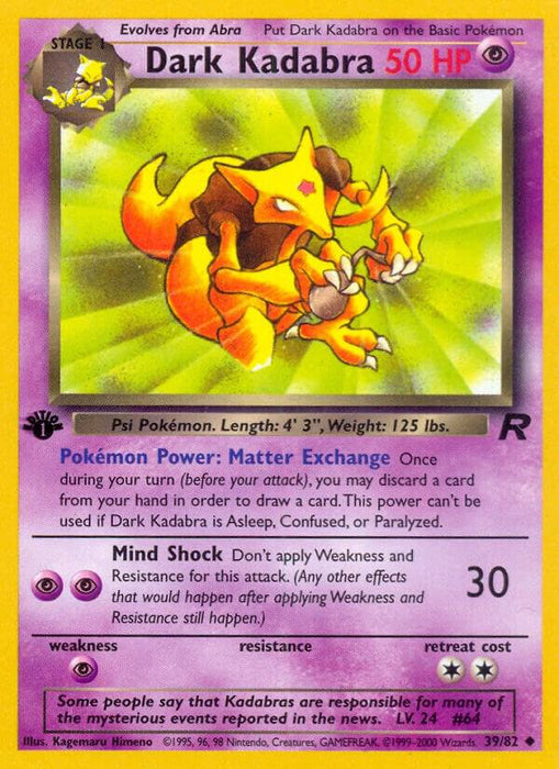 Dark Kadabra (39/82) (TR) (Unlimited)