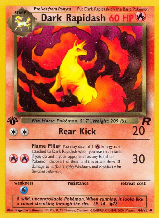 Dark Rapidash (44/82) (TR) (Unlimited)