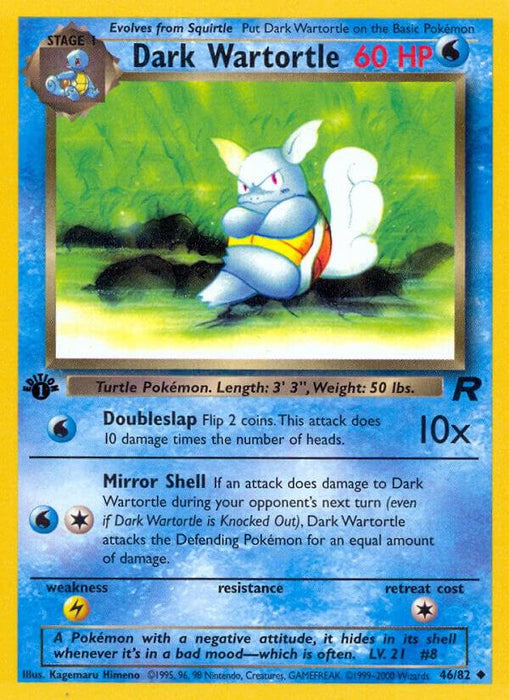 Dark Wartortle (46/82) (TR) (Unlimited)