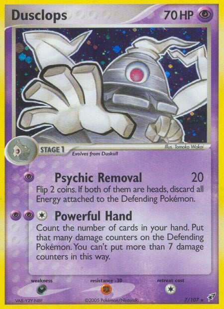 Dusclops (7/107) (DX) (Holofoil)