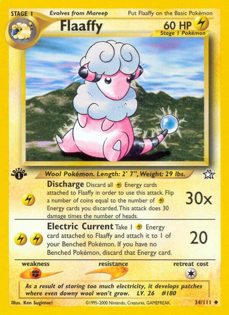 Flaaffy (034/111) (N1) (1st Edition)