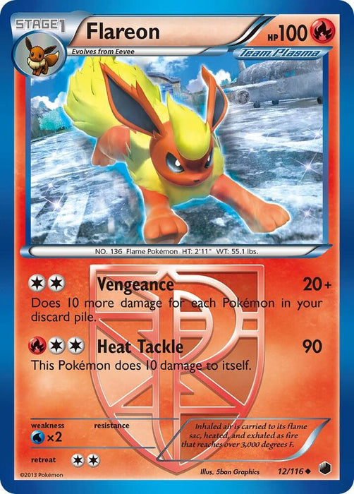 Flareon (Team Plasma) (12/116) (PLF)