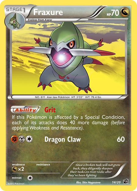 Image for Fraxure (14) (14/20) (DRV) - Pokemon