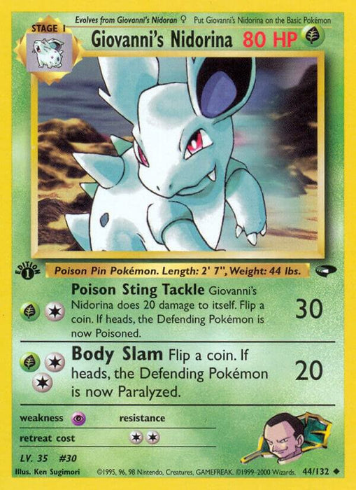 Giovanni's Nidorina (044/132) (G2) (Unlimited)