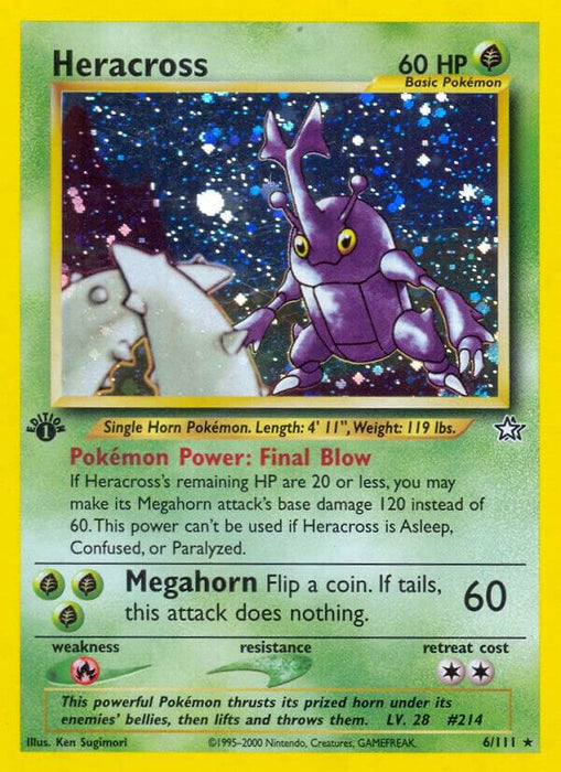 Heracross (006/111) (N1) (Unlimited Holofoil)
