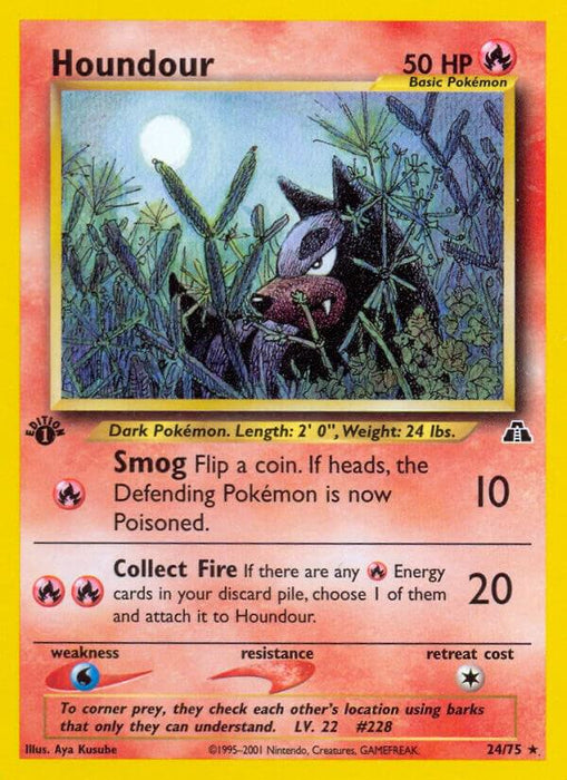 Houndour (24/75) (N2) (1st Edition)