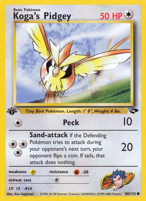 Koga's Pidgey (80) (080/132) (G2)