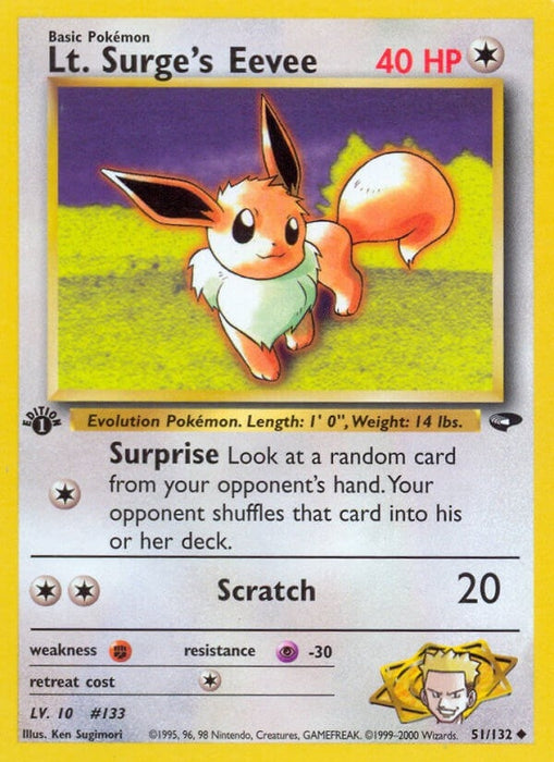 Lt. Surge's Eevee (051/132) (G2)