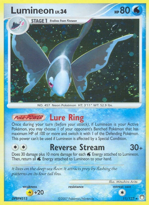 Image for Lumineon (11/123) (MT) - Pokemon