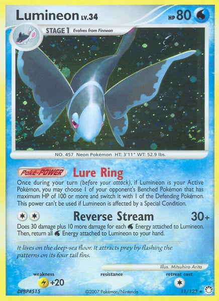 Image for Lumineon (11/123) (MT) - Pokemon