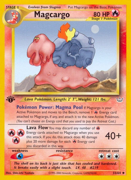 Image for Magcargo (33/64) (N3) - Pokemon