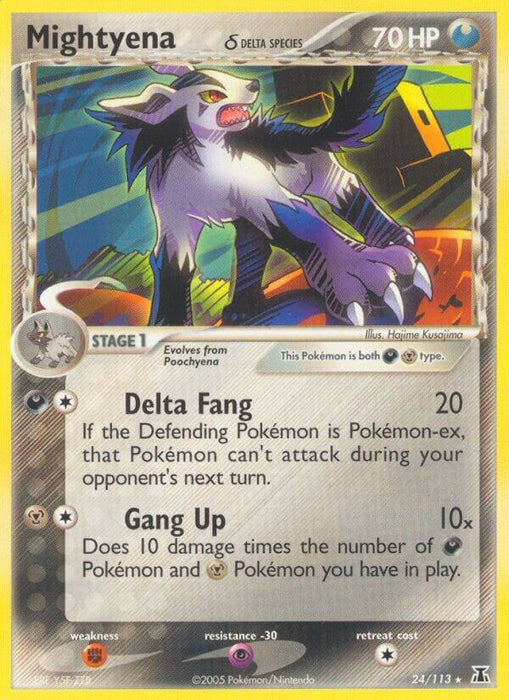Mightyena (Delta Species) (24/113) (DS)