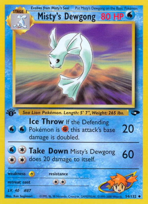 Misty's Dewgong (054/132) (G2) (Unlimited)